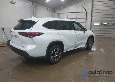 2022 Toyota Highlander Xle from USA, damaged, VIN 5TDGZRBH1NS232817